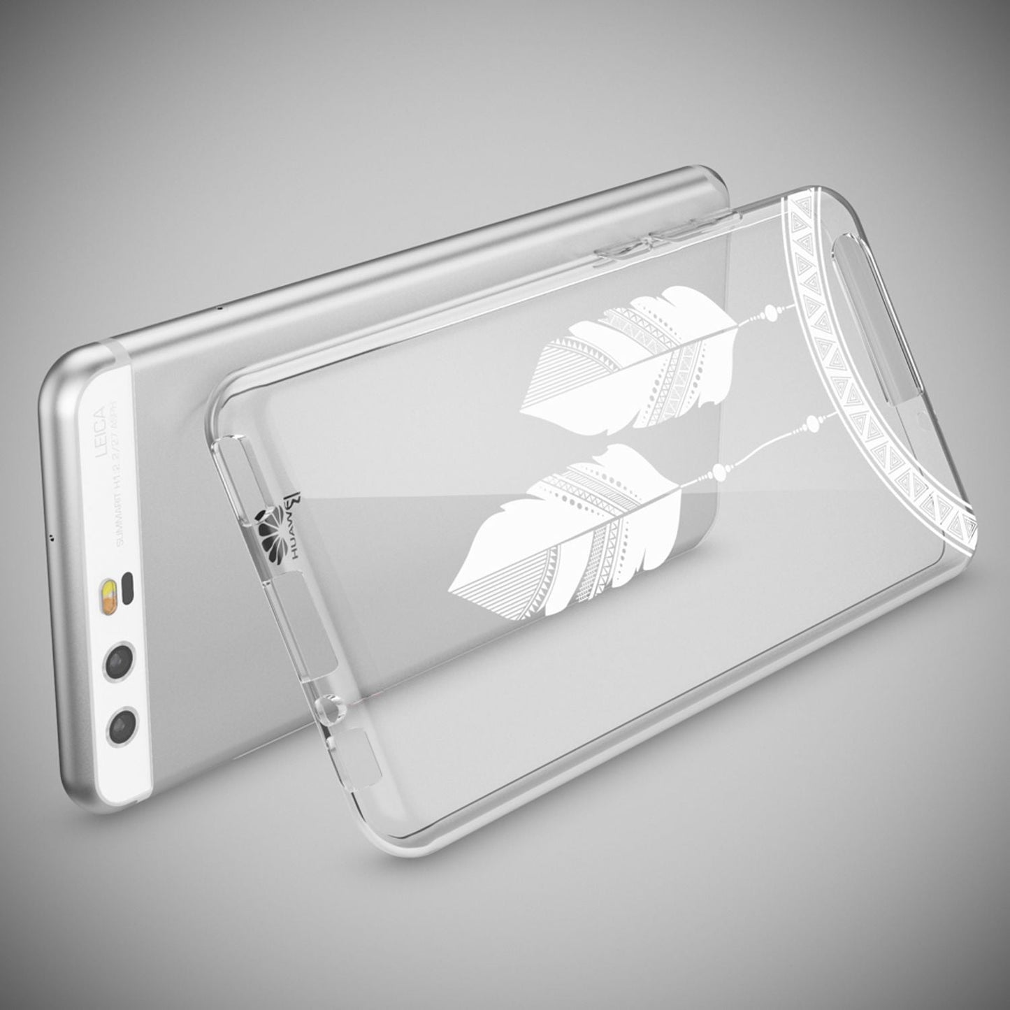 Huawei P10 Hülle Handyhülle von NALIA, Slim Silikon Motiv Case Cover Schutzhülle
