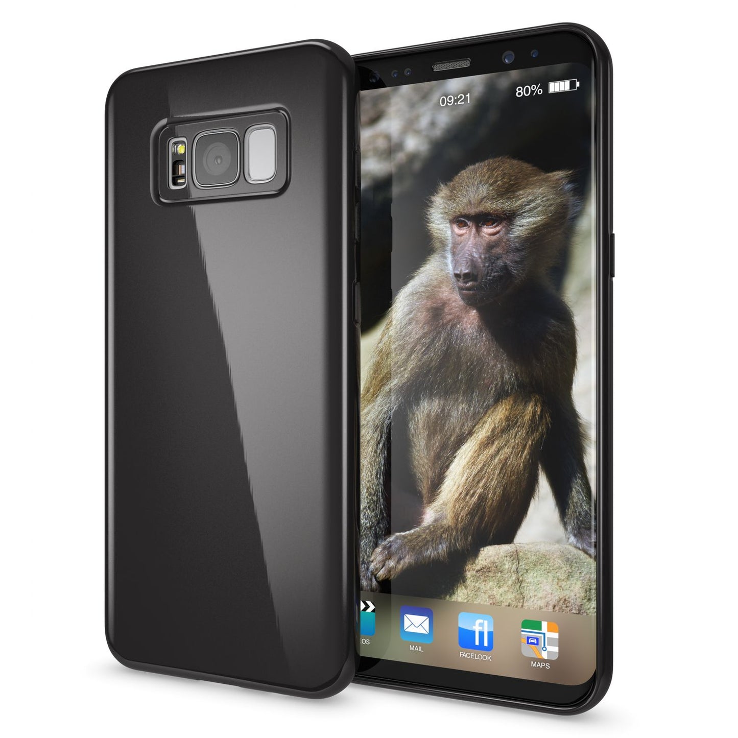 Samsung Galaxy S8 Plus Handy Hülle von NALIA, Silikon Case Cover Bumper Schutz