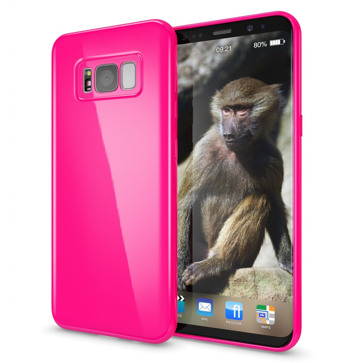 Samsung Galaxy S8 Plus Handy Hülle von NALIA, Silikon Case Cover Bumper Schutz