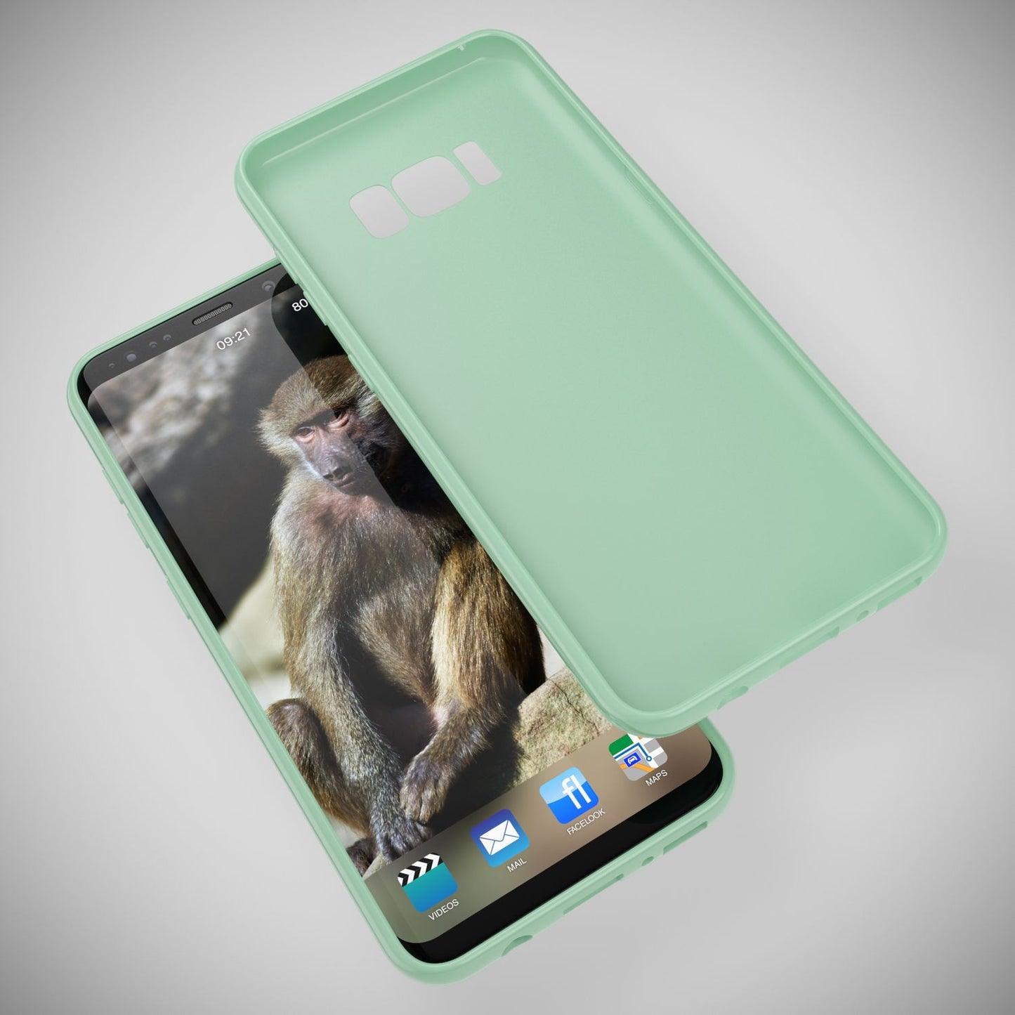 Samsung Galaxy S8 Plus Handy Hülle von NALIA, Silikon Case Cover Bumper Schutz