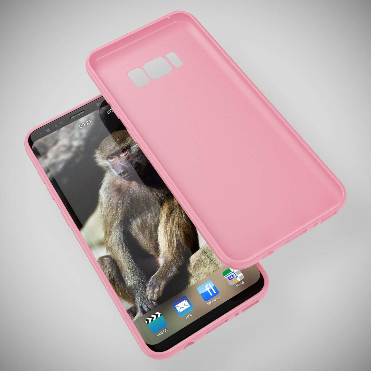 Samsung Galaxy S8 Plus Handy Hülle von NALIA, Silikon Case Cover Bumper Schutz