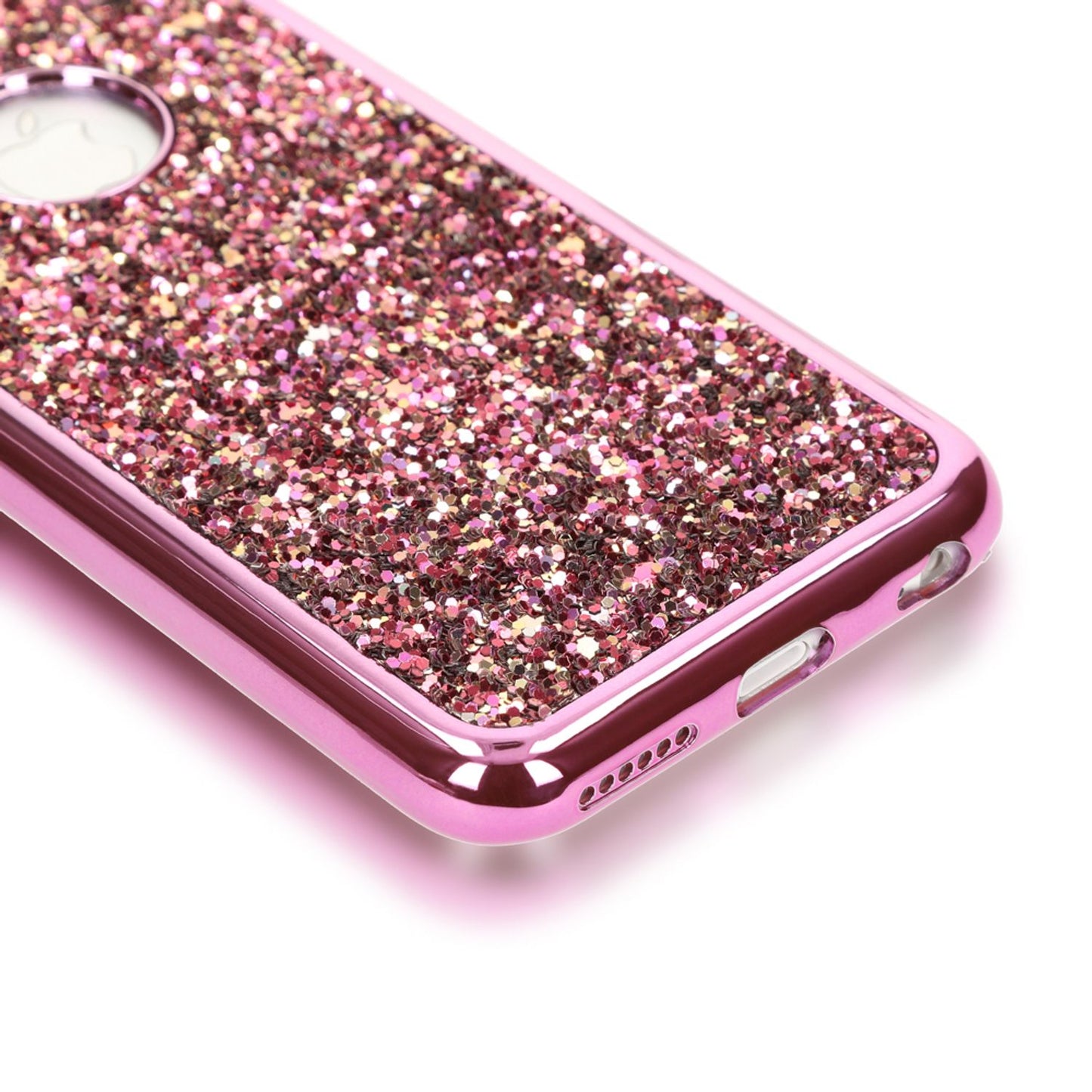 Apple iPhone 6 6S Handy Hülle von NALIA, Glitzer Back Cover Case mit Maus Ohren