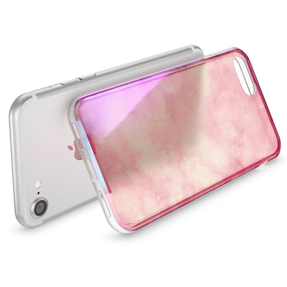 NALIA Handyhülle kompatibel mit iPhone SE 2020 / 8 / 7 Hülle, Motiv Case Silikon Cover Glänzend Durchsichtig Dünn, Glitzer Schutzhülle Handy-Tasche Backcover Bumper TPU Etui
