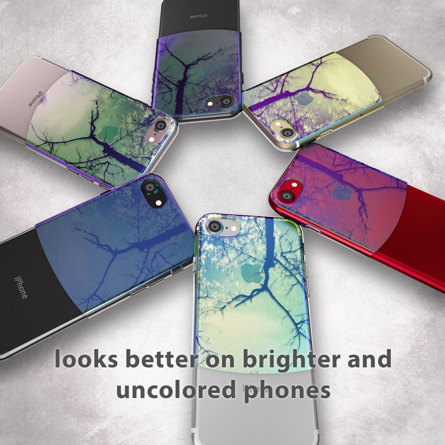 NALIA Handyhülle kompatibel mit iPhone SE 2020 / 8 / 7 Hülle, Motiv Case Silikon Cover Glänzend Durchsichtig Dünn, Glitzer Schutzhülle Handy-Tasche Backcover Bumper TPU Etui