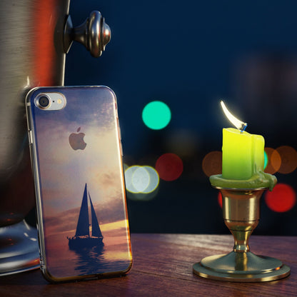 NALIA Handyhülle kompatibel mit iPhone SE 2020 / 8 / 7 Hülle, Motiv Case Silikon Cover Glänzend Durchsichtig Dünn, Glitzer Schutzhülle Handy-Tasche Backcover Bumper TPU Etui