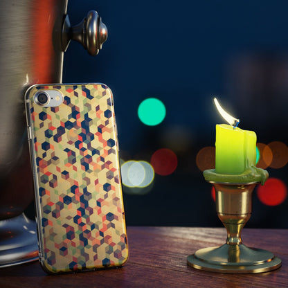 NALIA Handyhülle kompatibel mit iPhone SE 2020 / 8 / 7 Hülle, Motiv Case Silikon Cover Glänzend Durchsichtig Dünn, Glitzer Schutzhülle Handy-Tasche Backcover Bumper TPU Etui