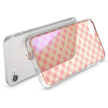 NALIA Handyhülle kompatibel mit iPhone SE 2020 / 8 / 7 Hülle, Motiv Case Silikon Cover Glänzend Durchsichtig Dünn, Glitzer Schutzhülle Handy-Tasche Backcover Bumper TPU Etui