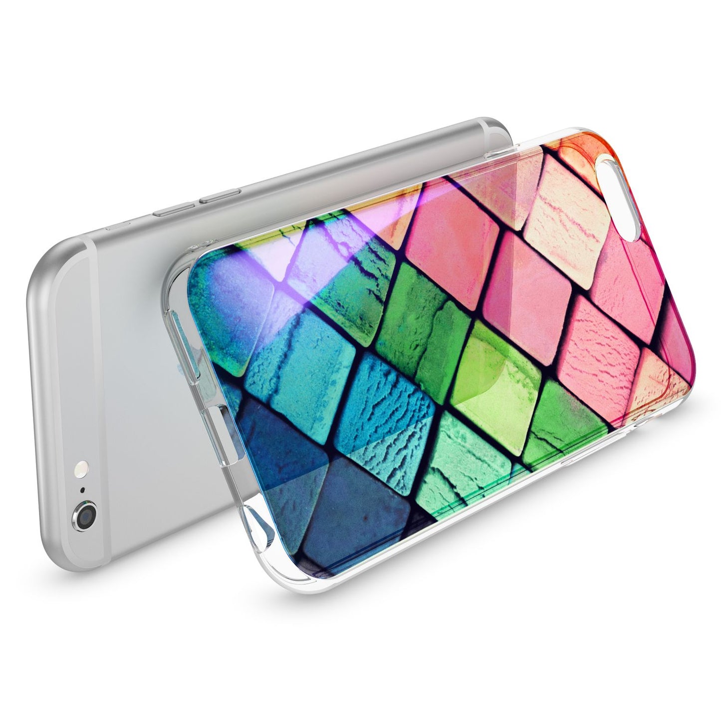 Apple iPhone 6 6S Handy Hülle 3D von NALIA Glitzer Silikon Case Cover Schutzhülle