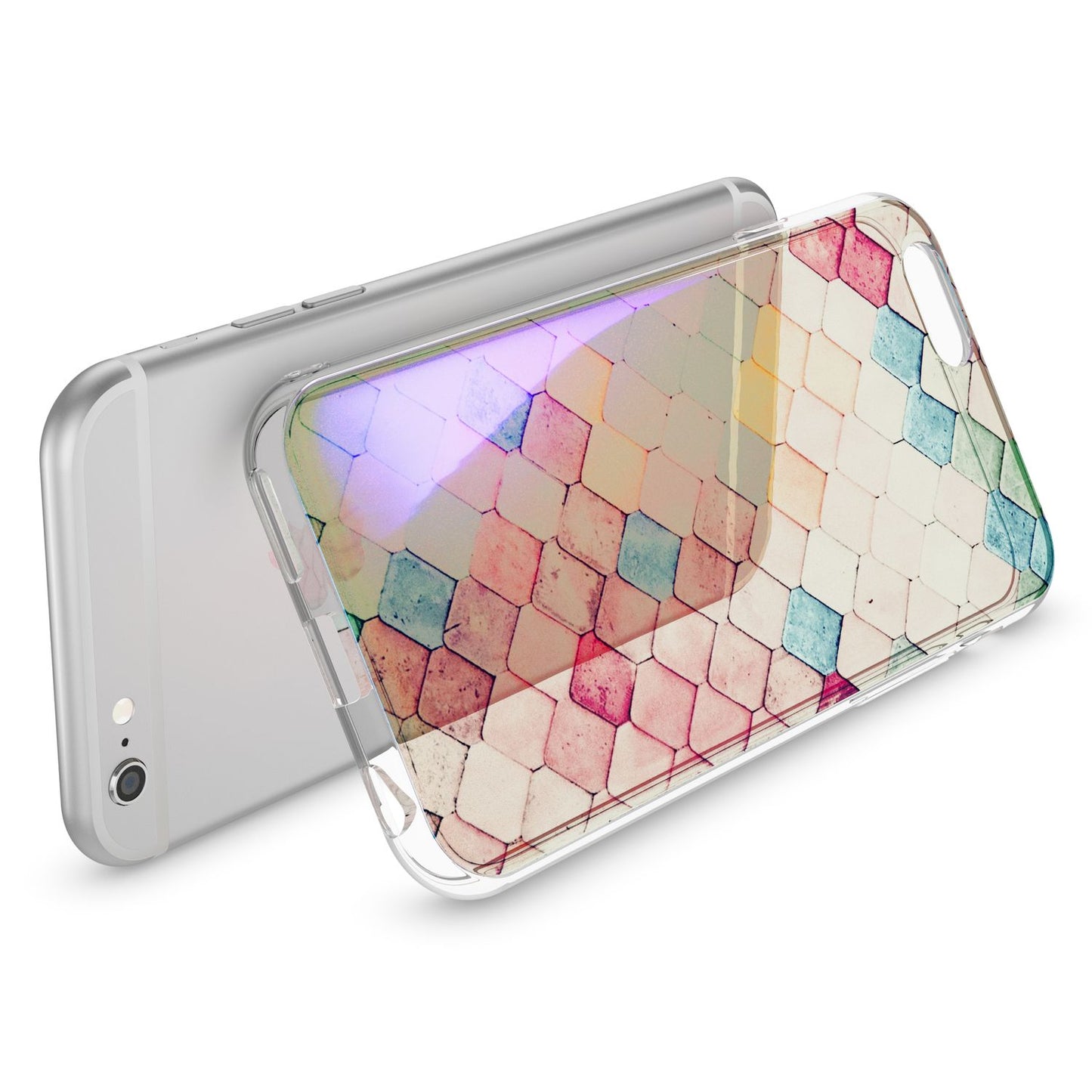 Apple iPhone 6 6S Handy Hülle 3D von NALIA Glitzer Silikon Case Cover Schutzhülle