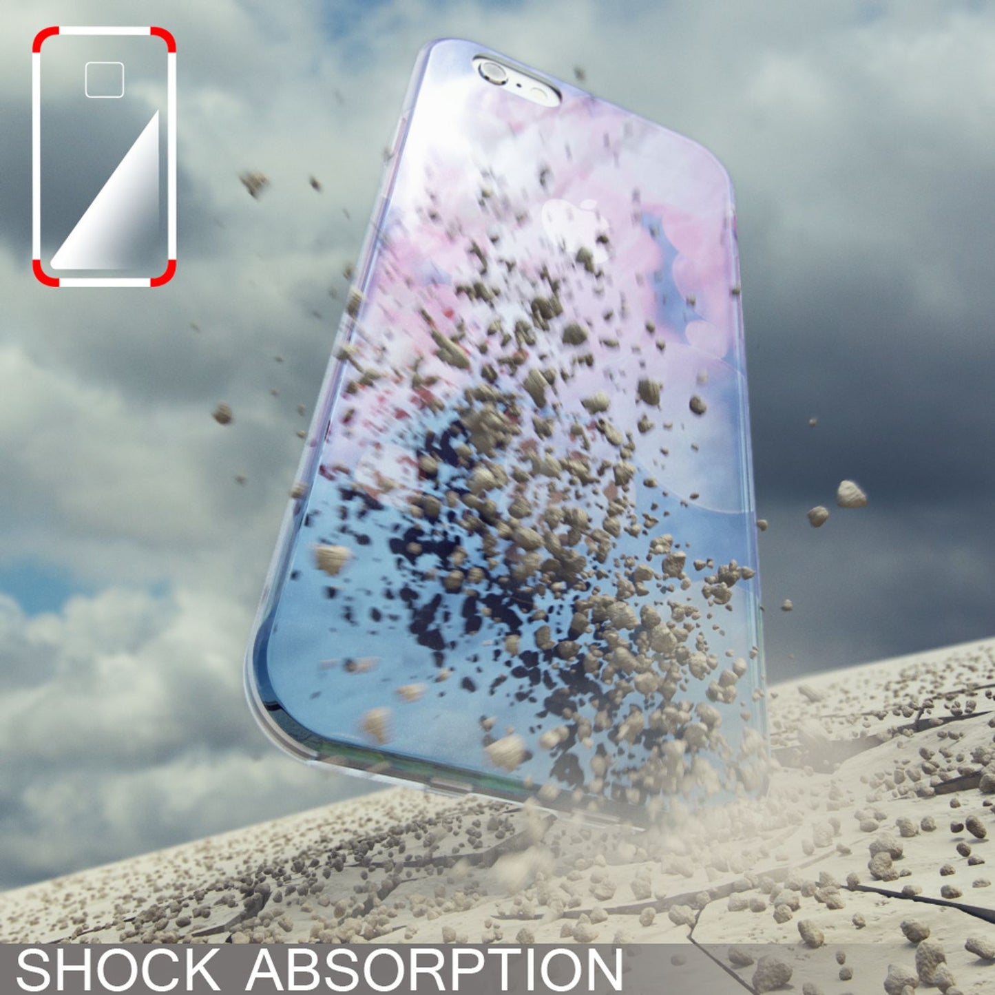 Apple iPhone 6 6S Handy Hülle 3D von NALIA Glitzer Silikon Case Cover Schutzhülle