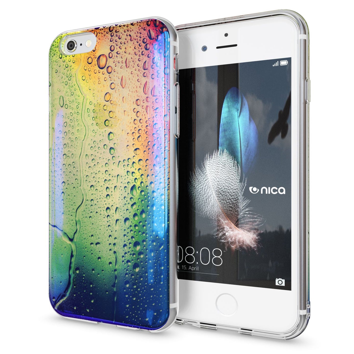 Apple iPhone 6 6S Handy Hülle 3D von NALIA Glitzer Silikon Case Cover Schutzhülle