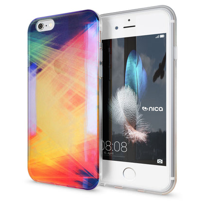Apple iPhone 6 6S Handy Hülle 3D von NALIA Glitzer Silikon Case Cover Schutzhülle