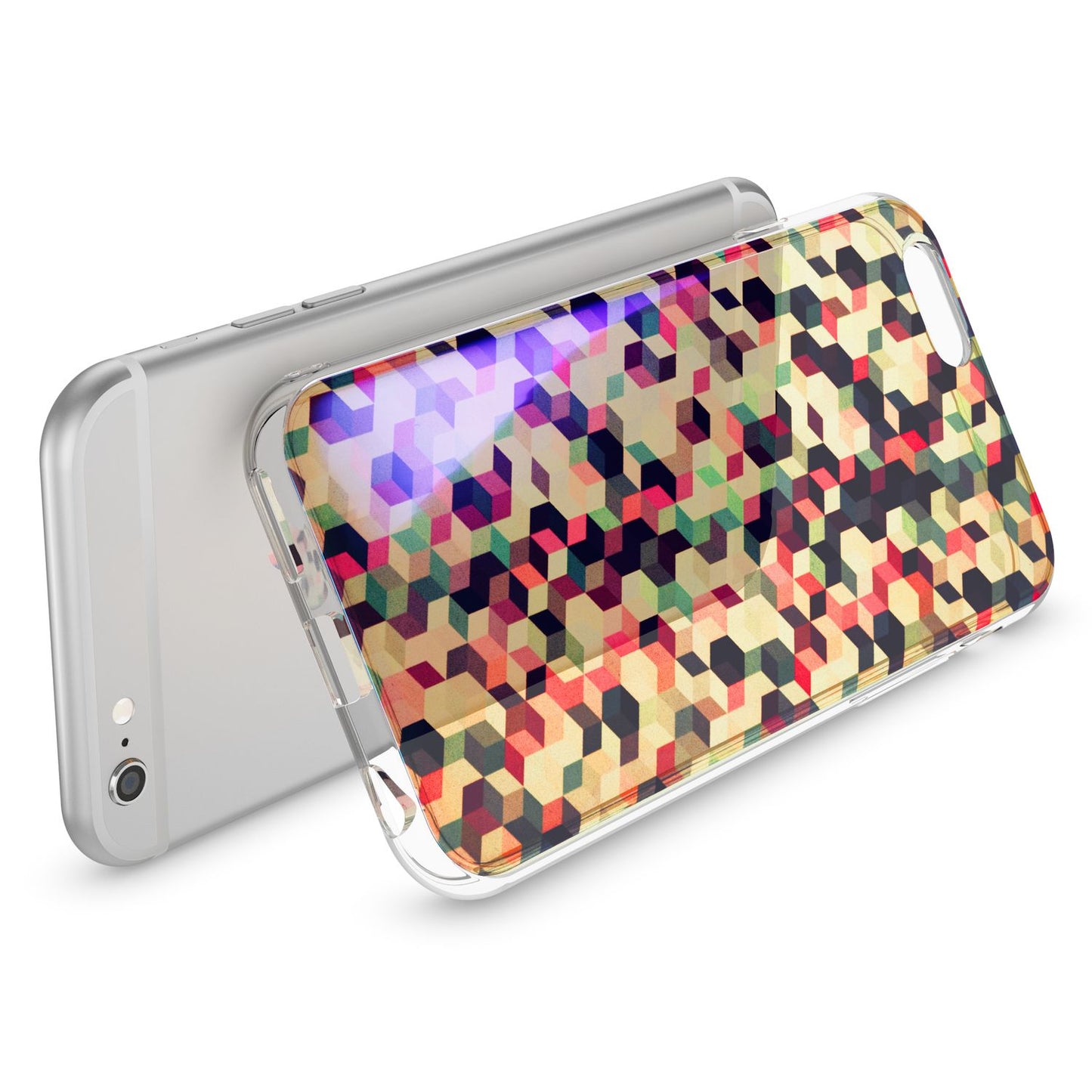 Apple iPhone 6 6S Handy Hülle 3D von NALIA Glitzer Silikon Case Cover Schutzhülle