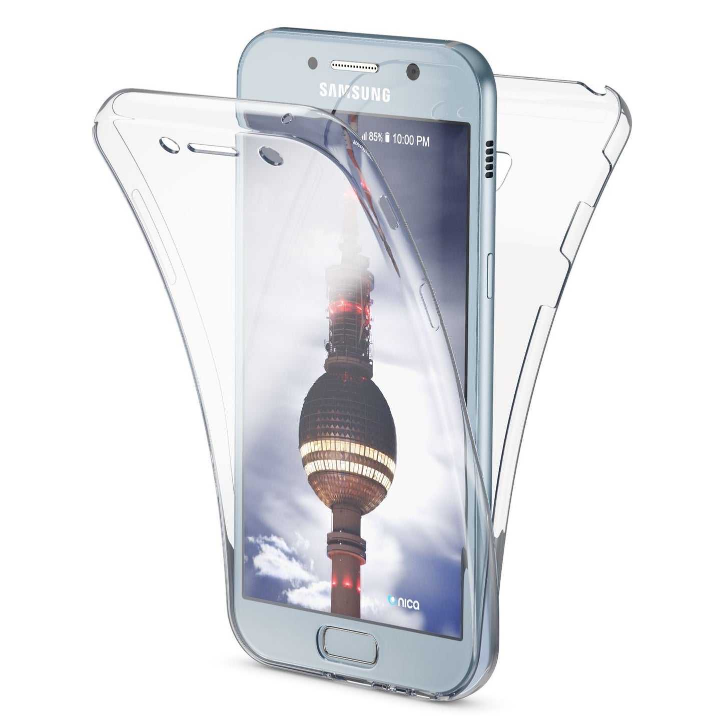 Samsung Galaxy A5 2017 Hülle 360 Handyhülle von NALIA, Full Cover Rundum TPU Case