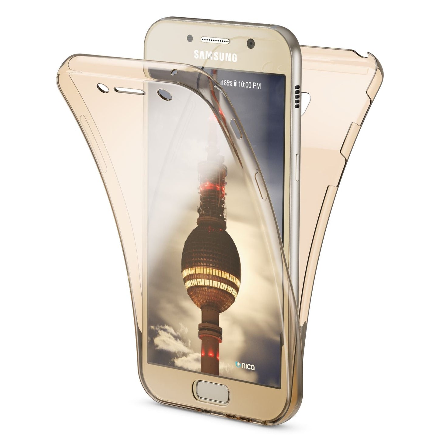 Samsung Galaxy A5 2017 Hülle 360 Handyhülle von NALIA, Full Cover Rundum TPU Case