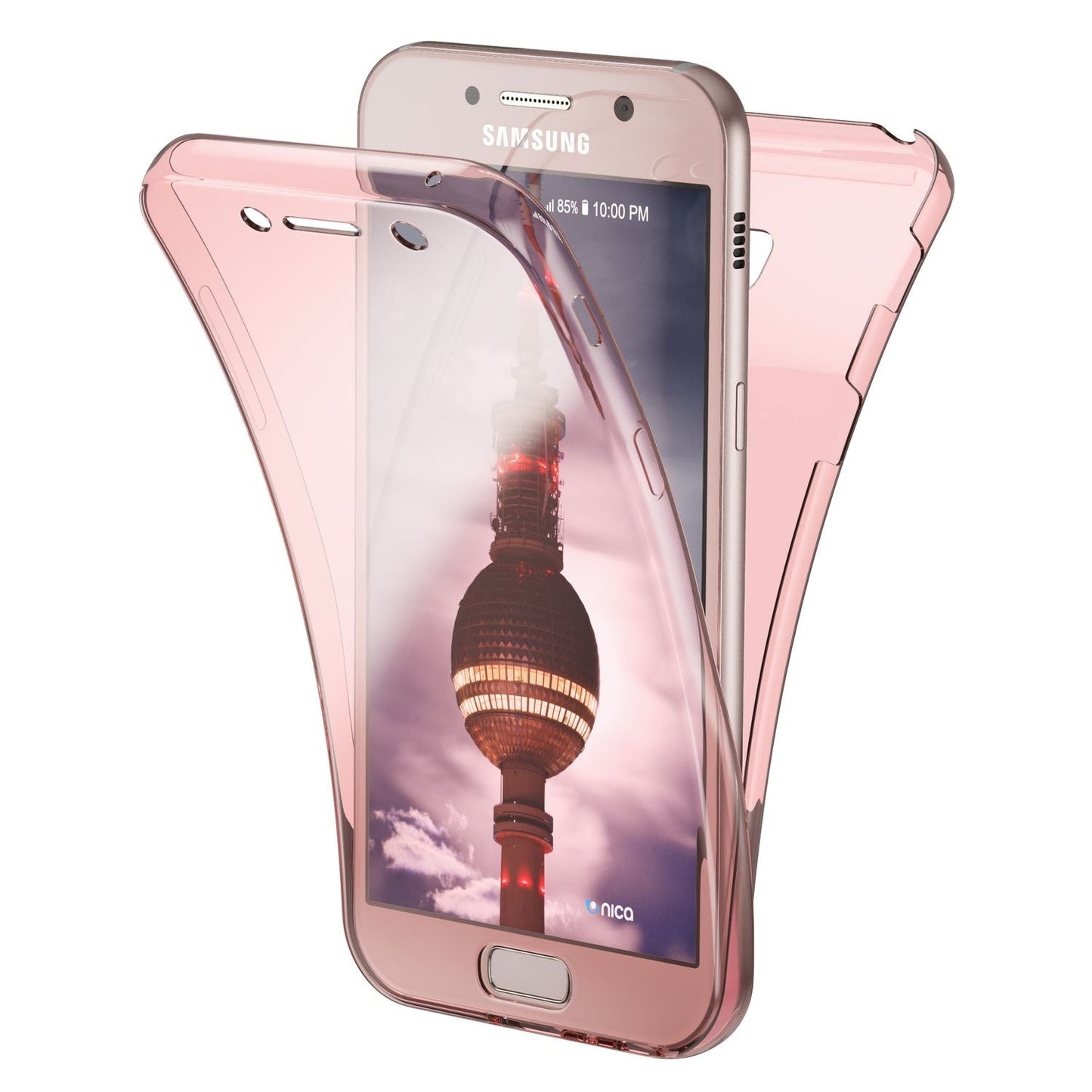 Samsung Galaxy A5 2017 Hülle 360 Handyhülle von NALIA, Full Cover Rundum TPU Case