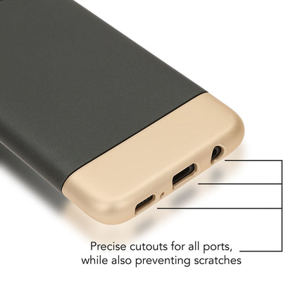 NALIA Handyhülle kompatibel mit Samsung Galaxy S8 Plus, Stoßfeste Schutzhülle Back-Cover Handy-Tasche Matt, Dünnes Slider Hardcase Zwei-teilig, Slim Etui Smart-Phone Hülle Bumper