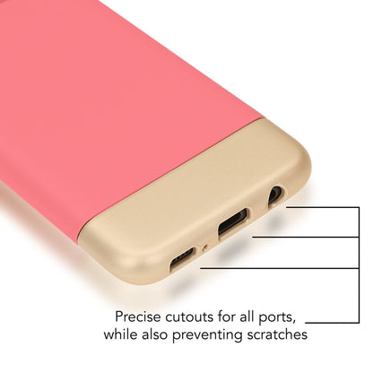 NALIA Handyhülle kompatibel mit Samsung Galaxy S8 Plus, Stoßfeste Schutzhülle Back-Cover Handy-Tasche Matt, Dünnes Slider Hardcase Zwei-teilig, Slim Etui Smart-Phone Hülle Bumper