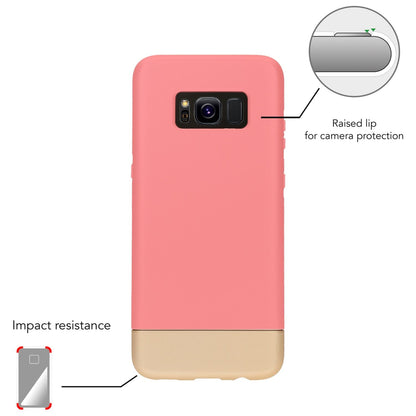 NALIA Handyhülle kompatibel mit Samsung Galaxy S8 Plus, Stoßfeste Schutzhülle Back-Cover Handy-Tasche Matt, Dünnes Slider Hardcase Zwei-teilig, Slim Etui Smart-Phone Hülle Bumper