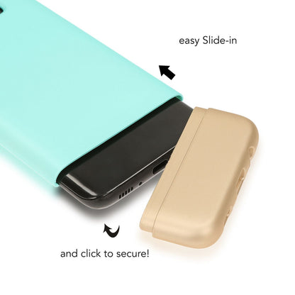 NALIA Handyhülle kompatibel mit Samsung Galaxy S8 Plus, Stoßfeste Schutzhülle Back-Cover Handy-Tasche Matt, Dünnes Slider Hardcase Zwei-teilig, Slim Etui Smart-Phone Hülle Bumper