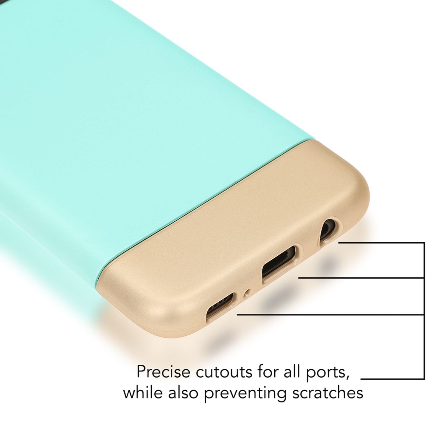 NALIA Handyhülle kompatibel mit Samsung Galaxy S8 Plus, Stoßfeste Schutzhülle Back-Cover Handy-Tasche Matt, Dünnes Slider Hardcase Zwei-teilig, Slim Etui Smart-Phone Hülle Bumper