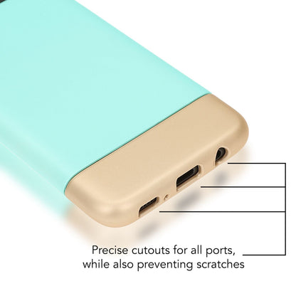 NALIA Handyhülle kompatibel mit Samsung Galaxy S8 Plus, Stoßfeste Schutzhülle Back-Cover Handy-Tasche Matt, Dünnes Slider Hardcase Zwei-teilig, Slim Etui Smart-Phone Hülle Bumper