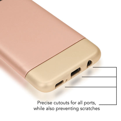 NALIA Handyhülle kompatibel mit Samsung Galaxy S8 Plus, Stoßfeste Schutzhülle Back-Cover Handy-Tasche Matt, Dünnes Slider Hardcase Zwei-teilig, Slim Etui Smart-Phone Hülle Bumper