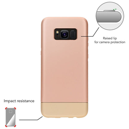 NALIA Handyhülle kompatibel mit Samsung Galaxy S8 Plus, Stoßfeste Schutzhülle Back-Cover Handy-Tasche Matt, Dünnes Slider Hardcase Zwei-teilig, Slim Etui Smart-Phone Hülle Bumper