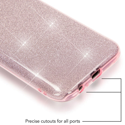 Samsung Galaxy A5 2017 Handy Hülle von NALIA, Glitzer Silikon Cover Case Schutz