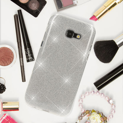 Samsung Galaxy A5 2017 Handy Hülle von NALIA, Glitzer Silikon Cover Case Schutz