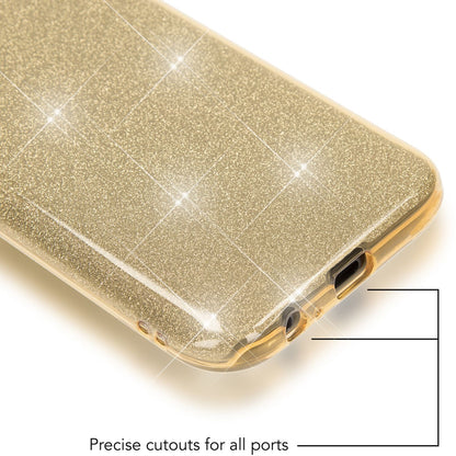 Samsung Galaxy A5 2017 Handy Hülle von NALIA, Glitzer Silikon Cover Case Schutz