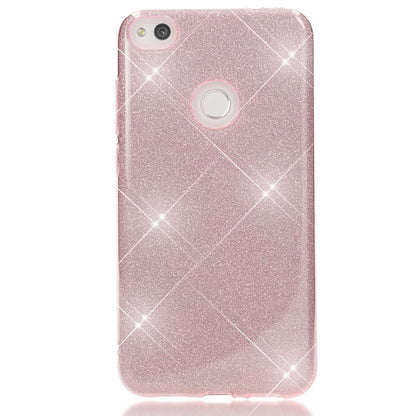 Huawei P8 Lite (2017) Glitzer Handy Hülle von NALIA, Silikon Case Cover Schutz
