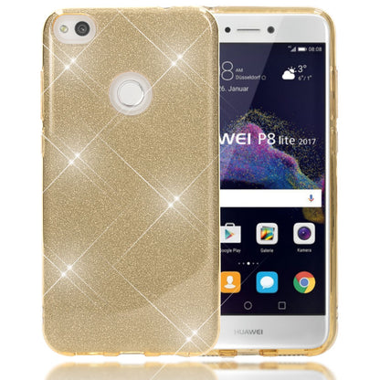 Huawei P8 Lite (2017) Glitzer Handy Hülle von NALIA, Silikon Case Cover Schutz