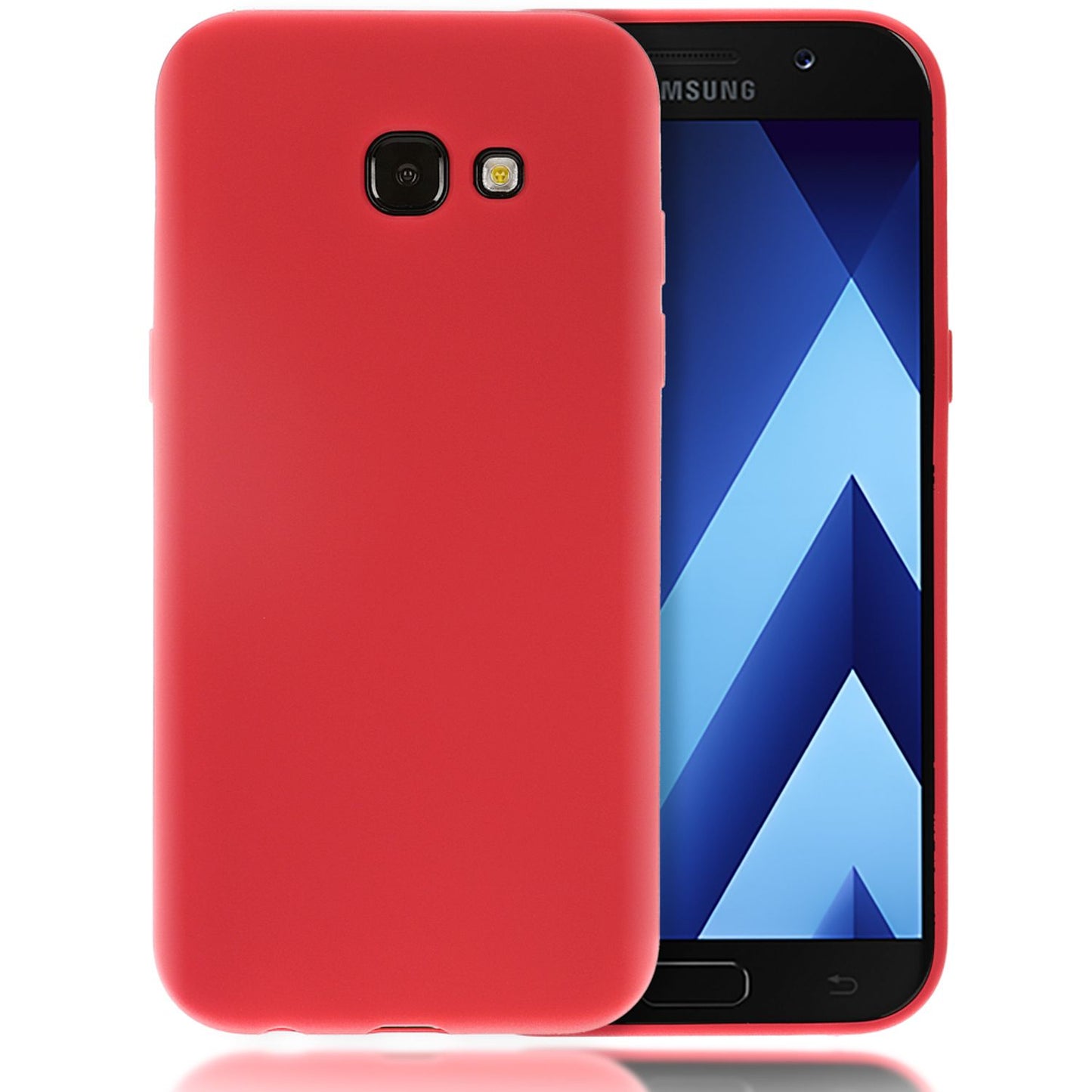 NALIA Handyhülle kompatibel mit Samsung Galaxy A5 2017, Jelly Case Schutzhülle Ultra-Slim Silikon Back-Cover, Dünne Gummi Hülle Handy-Tasche Schale, Smart-Phone Bumper Skin Etui