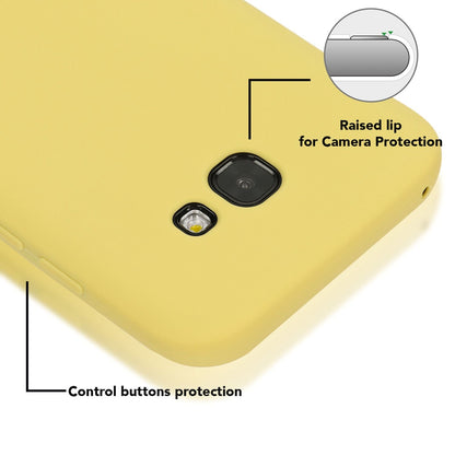 NALIA Handyhülle kompatibel mit Samsung Galaxy A5 2017, Jelly Case Schutzhülle Ultra-Slim Silikon Back-Cover, Dünne Gummi Hülle Handy-Tasche Schale, Smart-Phone Bumper Skin Etui