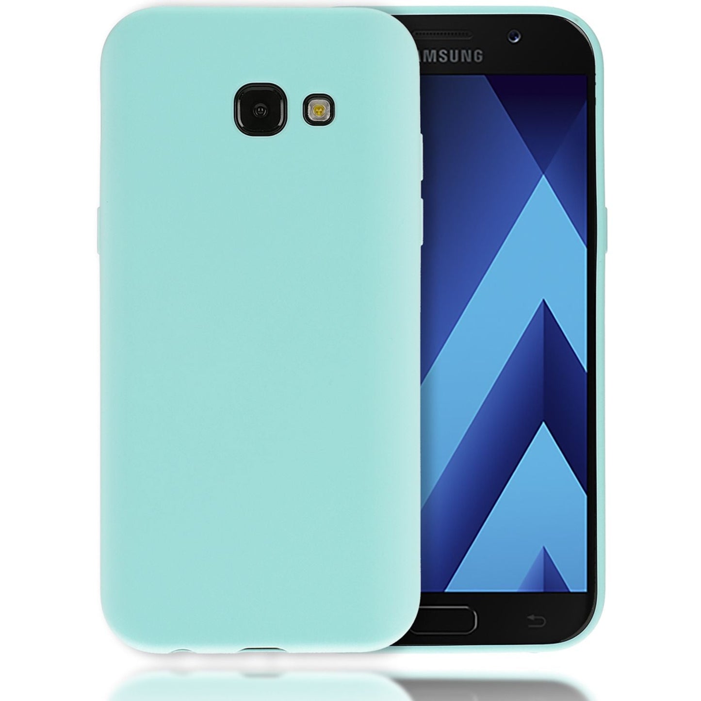NALIA Handyhülle kompatibel mit Samsung Galaxy A5 2017, Jelly Case Schutzhülle Ultra-Slim Silikon Back-Cover, Dünne Gummi Hülle Handy-Tasche Schale, Smart-Phone Bumper Skin Etui
