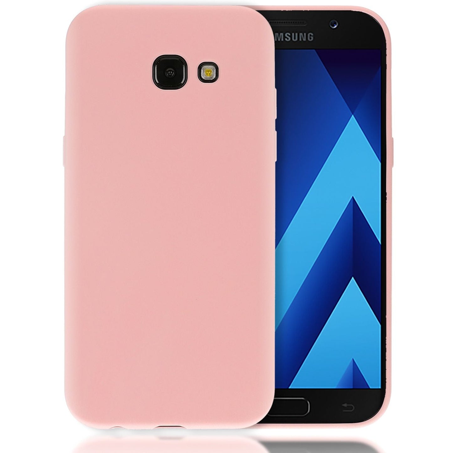 NALIA Handyhülle kompatibel mit Samsung Galaxy A5 2017, Jelly Case Schutzhülle Ultra-Slim Silikon Back-Cover, Dünne Gummi Hülle Handy-Tasche Schale, Smart-Phone Bumper Skin Etui