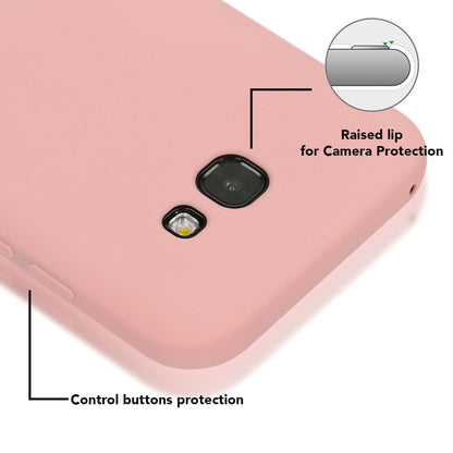 NALIA Handyhülle kompatibel mit Samsung Galaxy A5 2017, Jelly Case Schutzhülle Ultra-Slim Silikon Back-Cover, Dünne Gummi Hülle Handy-Tasche Schale, Smart-Phone Bumper Skin Etui