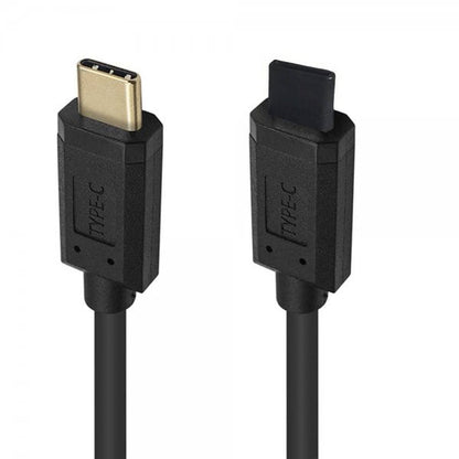 SYSTEM-S USB 3.1 Gen 2 Typ C Kabel 30 cm Stecker zu Stecker 10 Gbit/s 100W Kratz Schutz Winkel
