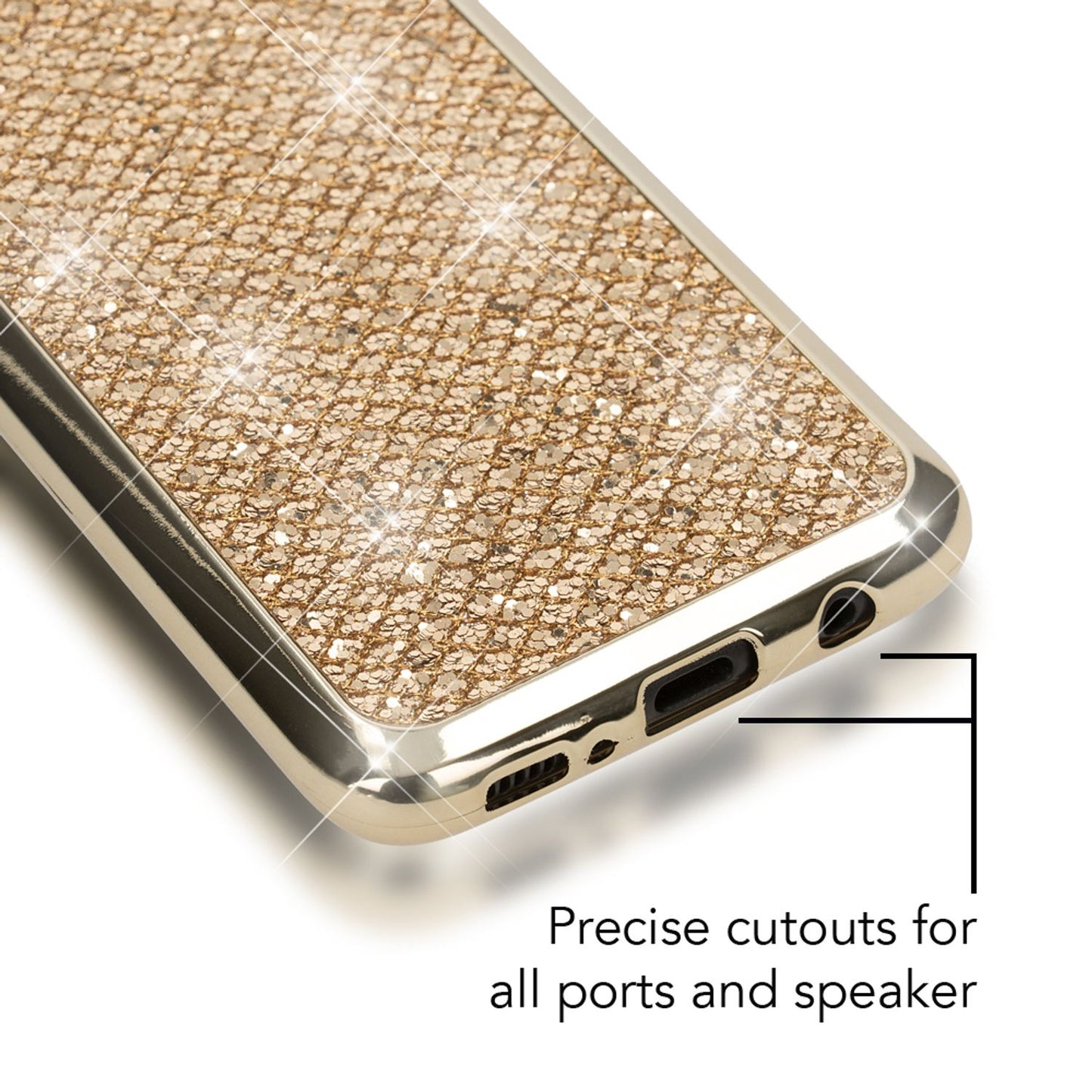 NALIA Handyhülle kompatibel mit Samsung Galaxy S8 Plus, Glitzer Slim Silikon-Case Back-Cover Schutzhülle, Glitter Sparkle Handy-Tasche Bumper, Dünne Bling Strass Smart-Phone Hülle
