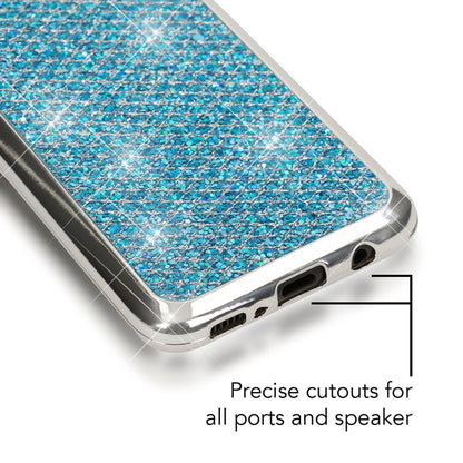 NALIA Handyhülle kompatibel mit Samsung Galaxy S8 Plus, Glitzer Slim Silikon-Case Back-Cover Schutzhülle, Glitter Sparkle Handy-Tasche Bumper, Dünne Bling Strass Smart-Phone Hülle