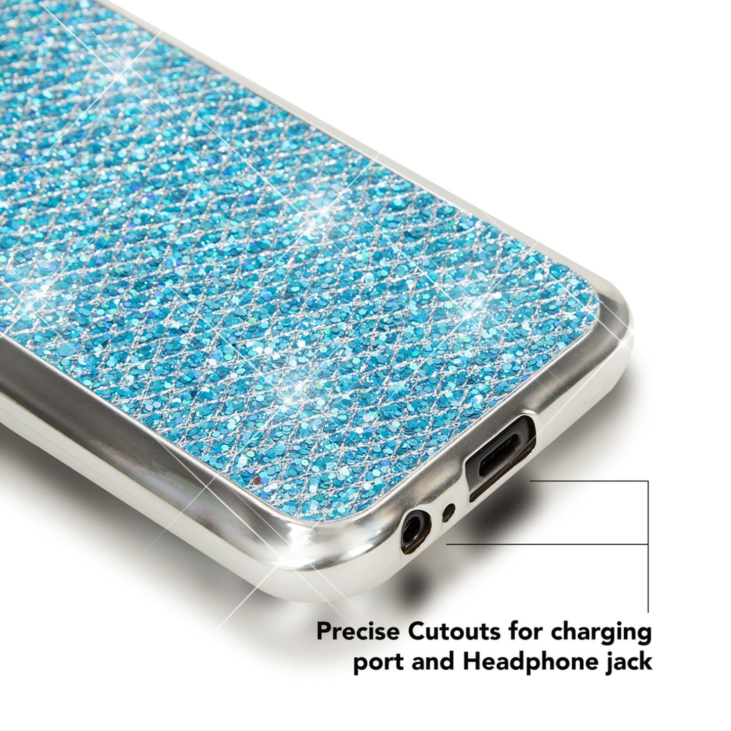 NALIA Handyhülle kompatibel mit Samsung Galaxy A5 2017, Glitzer Slim Silikon-Case Back-Cover Schutzhülle, Glitter Sparkle Handy-Tasche Bumper, Dünne Bling Strass Smart-Phone Hülle