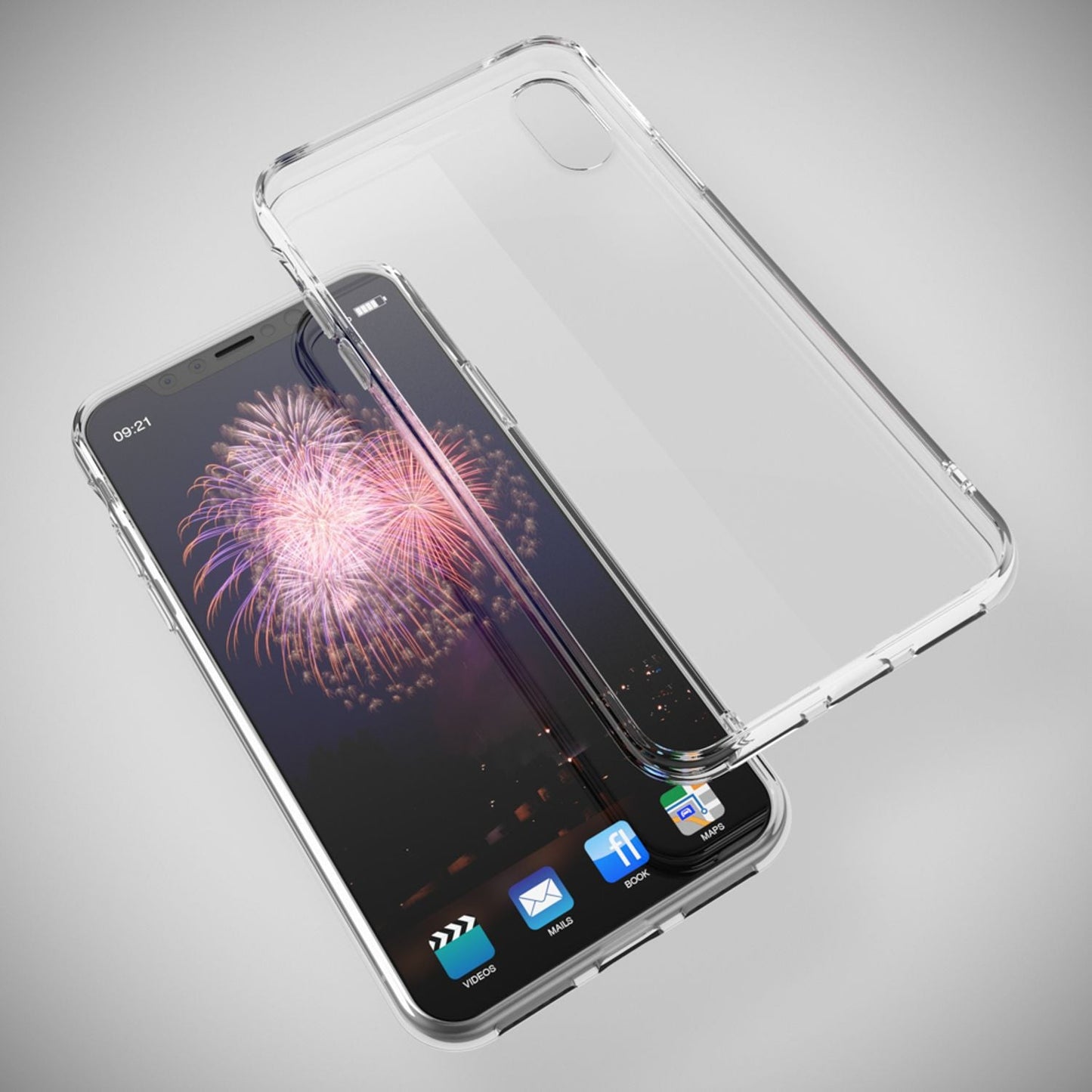 NALIA Handyhülle kompatibel mit iPhone XR, Ultra-Slim Silikon Case Cover Crystal Clear Schutzhülle Dünn Durchsichtig, Etui Handy-Tasche Backcover Hülle Transparent Bumper