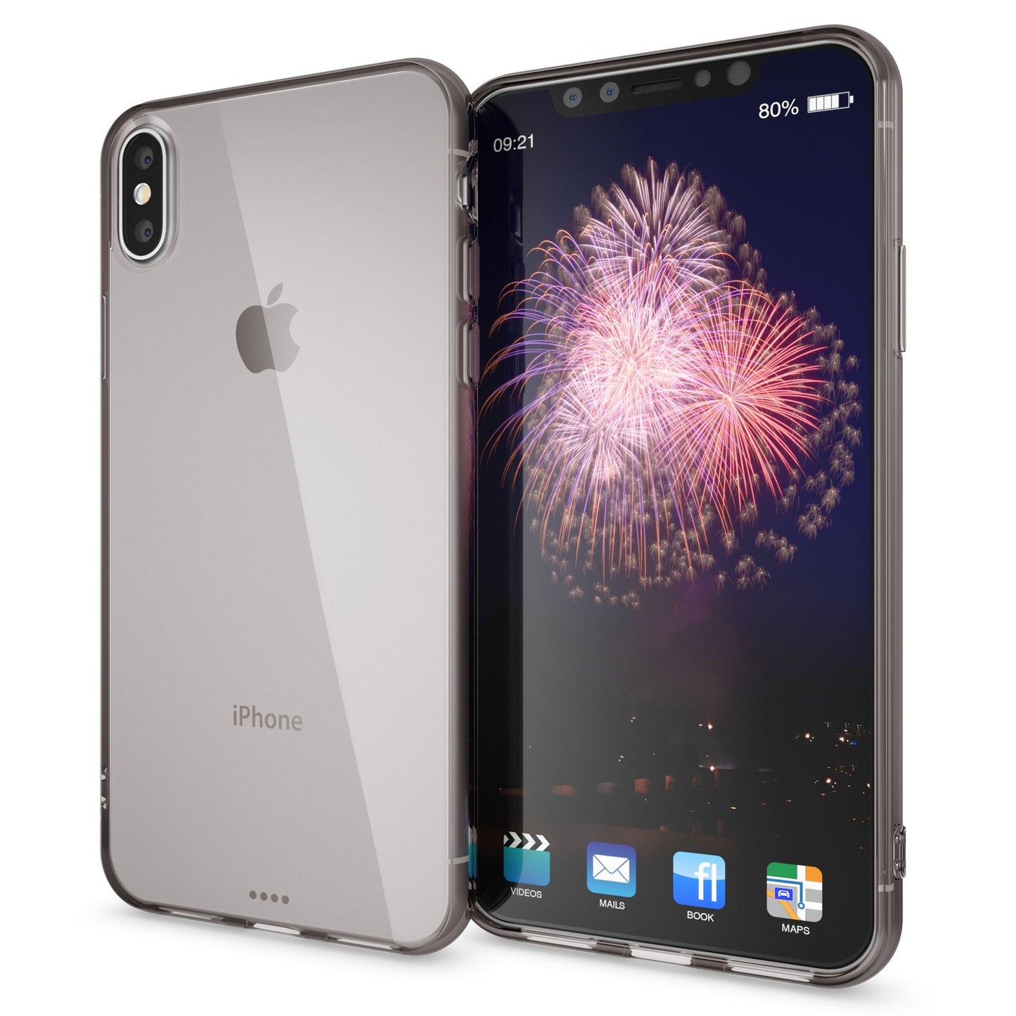 NALIA Handyhülle kompatibel mit iPhone X XS, Ultra-Slim Silikon Case Cover Crystal Schutzhülle Dünn Durchsichtig, Etui Handy-Tasche Schale Backcover Transparent Smart-Phone Bumper
