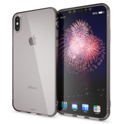 NALIA Handyhülle kompatibel mit iPhone X XS, Ultra-Slim Silikon Case Cover Crystal Schutzhülle Dünn Durchsichtig, Etui Handy-Tasche Schale Backcover Transparent Smart-Phone Bumper