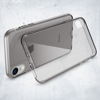 NALIA Handyhülle kompatibel mit iPhone XR, Ultra-Slim Silikon Case Cover Crystal Clear Schutzhülle Dünn Durchsichtig, Etui Handy-Tasche Backcover Hülle Transparent Bumper