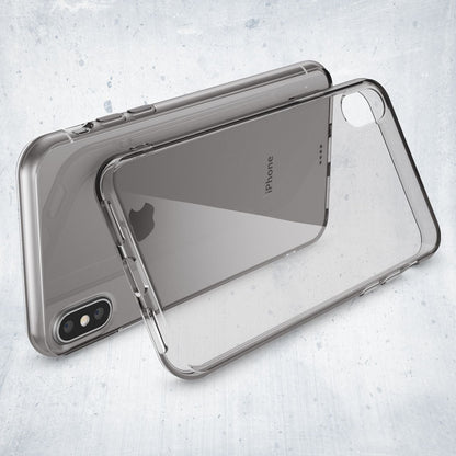 NALIA Handyhülle kompatibel mit iPhone X XS, Ultra-Slim Silikon Case Cover Crystal Schutzhülle Dünn Durchsichtig, Etui Handy-Tasche Schale Backcover Transparent Smart-Phone Bumper