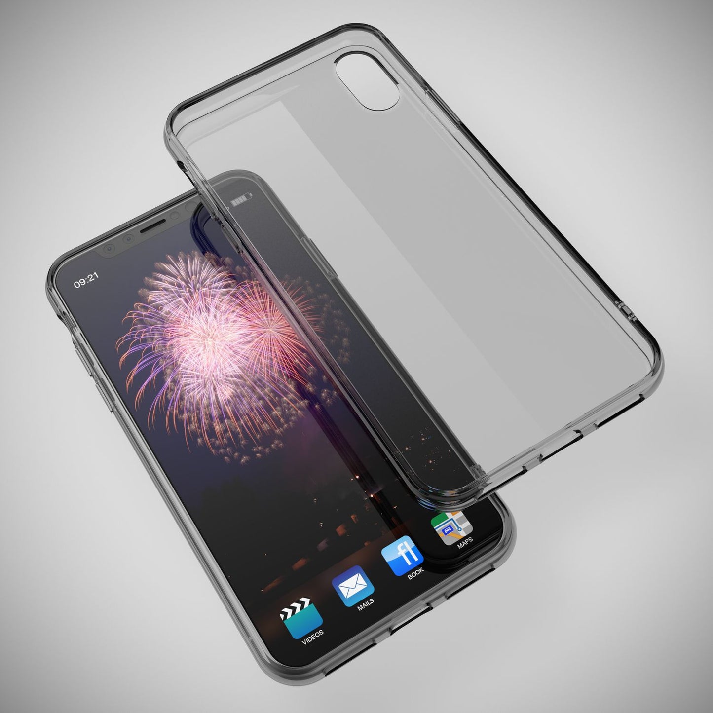 NALIA Handyhülle kompatibel mit iPhone X XS, Ultra-Slim Silikon Case Cover Crystal Schutzhülle Dünn Durchsichtig, Etui Handy-Tasche Schale Backcover Transparent Smart-Phone Bumper