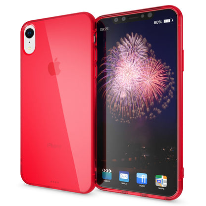 NALIA Handyhülle kompatibel mit iPhone XR, Ultra-Slim Silikon Case Cover Crystal Clear Schutzhülle Dünn Durchsichtig, Etui Handy-Tasche Backcover Hülle Transparent Bumper