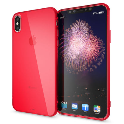 NALIA Handyhülle kompatibel mit iPhone X XS, Ultra-Slim Silikon Case Cover Crystal Schutzhülle Dünn Durchsichtig, Etui Handy-Tasche Schale Backcover Transparent Smart-Phone Bumper